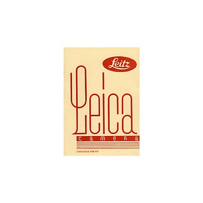 Leica Catalogue 1931