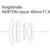 Voigtlander 40mm F1.4 SC VM Mount Nokton-Classic Lens