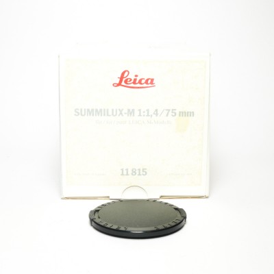 Leica Summilux 75mm f1.4-M Boxed