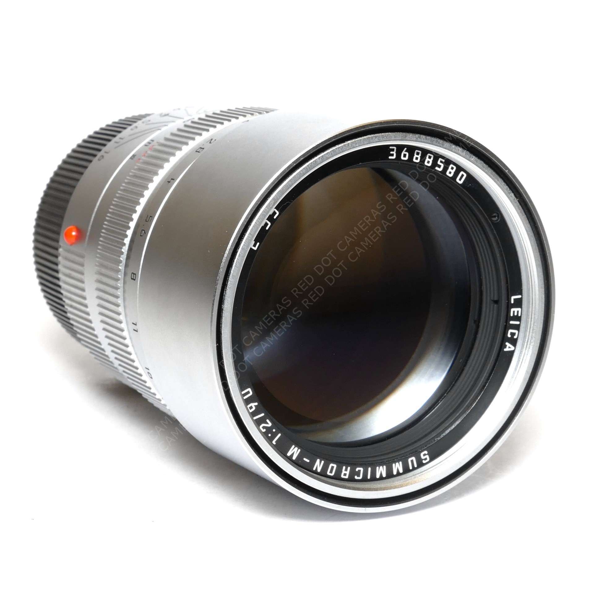 Leica Summicron-M 90mm Silver Chrome Boxed