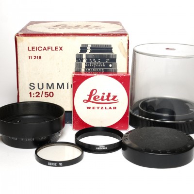 Leitz Summicron-R 50mm Boxed & Series Filter