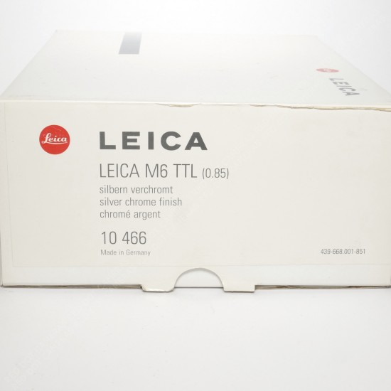 Leica M6 0.85 TTL Chrome...