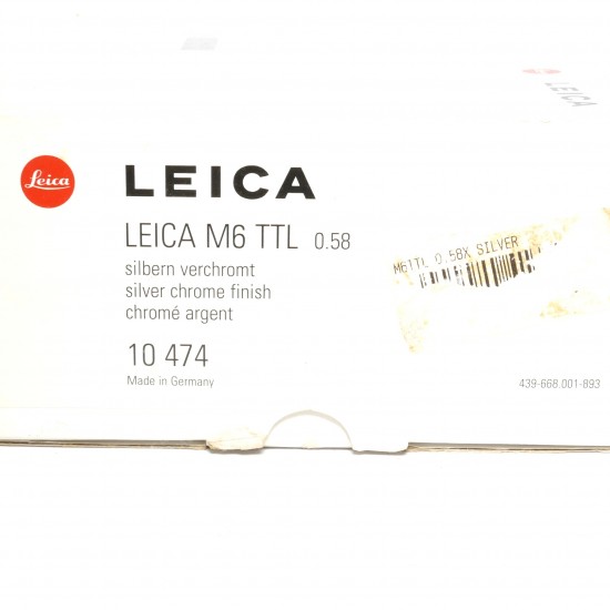 Leica M6 TTL 0.58 Chrome Boxed